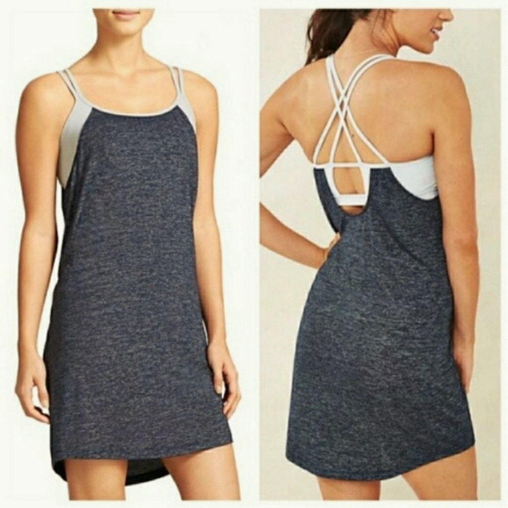 Athleta Hidden Agenda strap detail tank dress